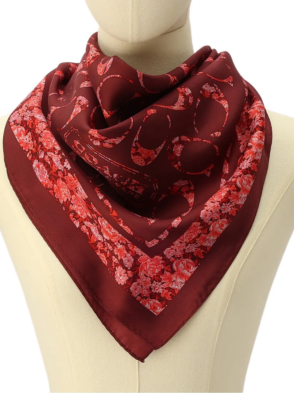 COACH Limited Edition Silk Floral Scarf